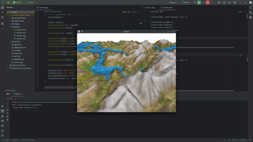 Advanced Computer Graphics Terrain render