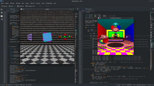 Computer Graphics Art gallery and ray tracer