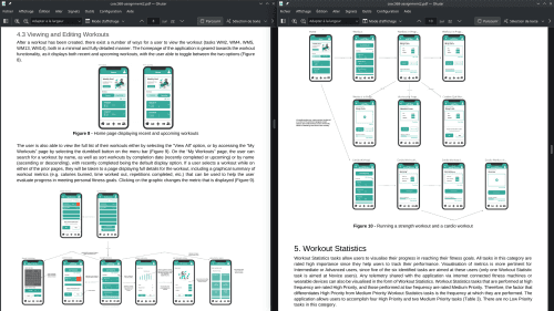 Humans and Computers UX-UI for workout app